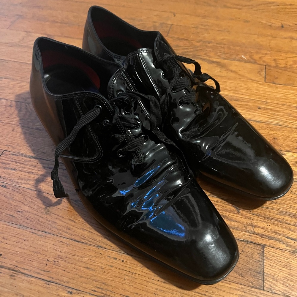 Tom Ford Glossy Black Oxfords